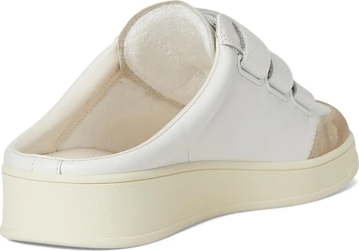 Veronica Beard Reagan Mule Women's Shoes Lily White/Eclipse Navy Suede : 9 M, Leather - Image 4