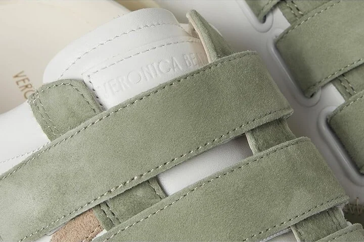 Veronica Beard Reagan Mule Women's Shoes Lily White/Sage Green Suede : 10 M, Leather - Image 7