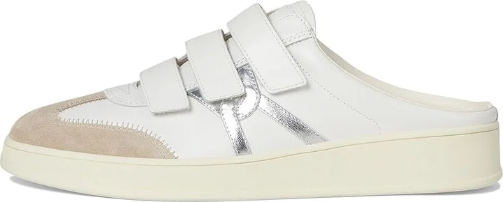Veronica Beard Reagan Mule Women's Shoes Lily White/Silver Leather : 10 M - Image 6