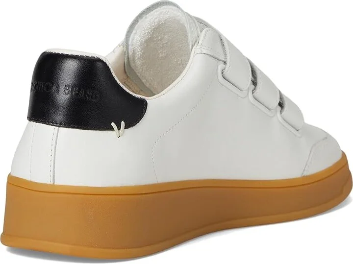 Veronica Beard Reagan Sneakers Women's Shoes Lily White/Black Leather : 11 M - Image 4