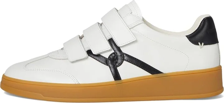 Veronica Beard Reagan Sneakers Women's Shoes Lily White/Black Leather : 11 M - Image 6