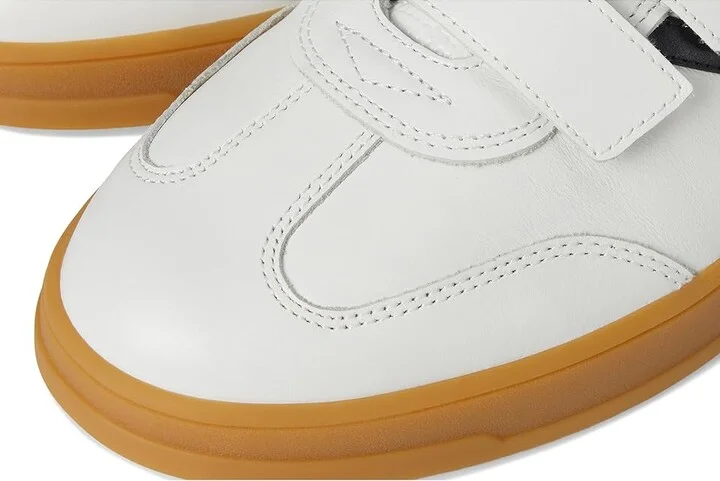 Veronica Beard Reagan Sneakers Women's Shoes Lily White/Black Leather : 11 M - Image 7