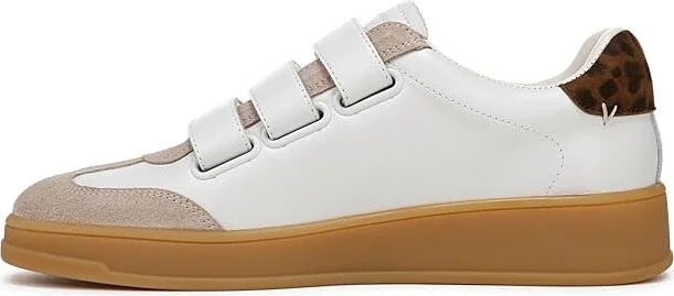Veronica Beard Reagan Sneakers Women's Shoes Lily White/Leopard Print Suede : 7.5 M, Leather - Image 6
