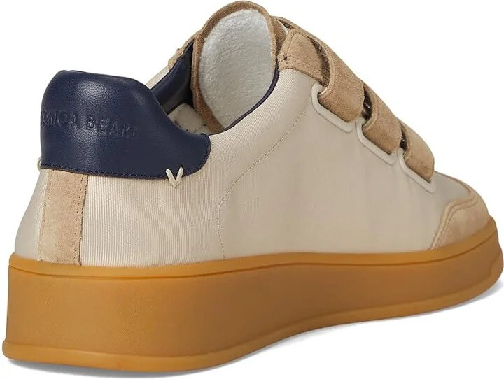 Veronica Beard Reagan Sneakers Women's Shoes Sand Beige/Navy Leather : 10 M - Image 4