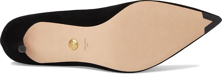 Veronica Beard Rita High Women's Heels Black Suede : 8 M, Leather/Rubber - Image 3