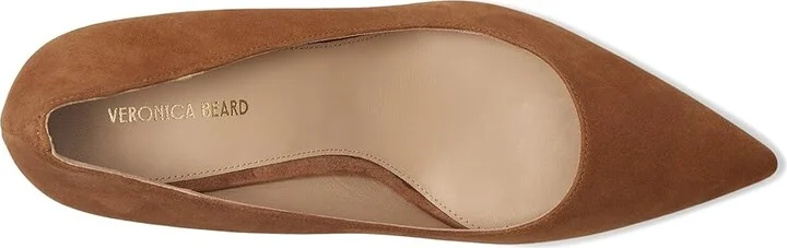 Veronica Beard Rita High Women's Heels Hazelwood Brown Suede : 9 M, Leather/Rubber - Image 2
