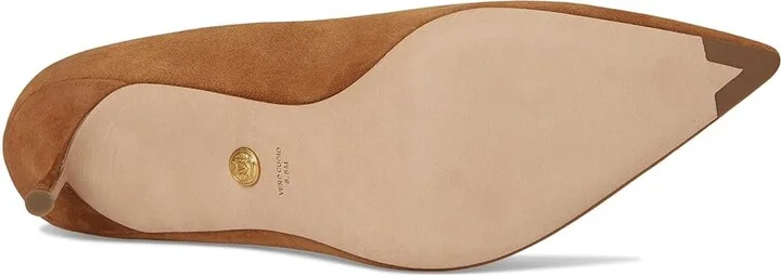Veronica Beard Rita High Women's Heels Hazelwood Brown Suede : 9 M, Leather/Rubber - Image 3