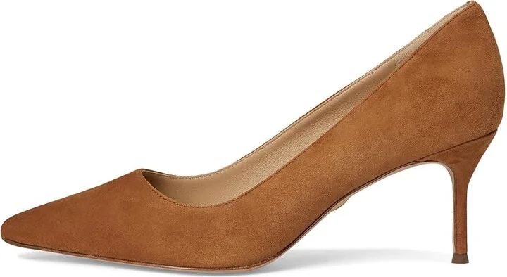 Veronica Beard Rita High Women's Heels Hazelwood Brown Suede : 9 M, Leather/Rubber - Image 6