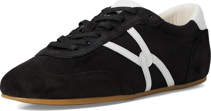 Veronica Beard Riviera Lace-up Shoes Women's Shoes Black/Coconut : 11 M, Suede - Image 5