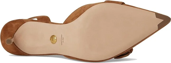 Veronica Beard Roxy Women's Wedge Shoes Hazelwood Brown Suede : 7.5 M, Leather/Rubber/Suede - Image 3