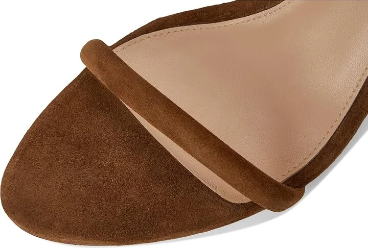 Veronica Beard Sylvie 75 Women's Wedge Shoes Chestnut Brown Suede : 7.5 M - Image 2