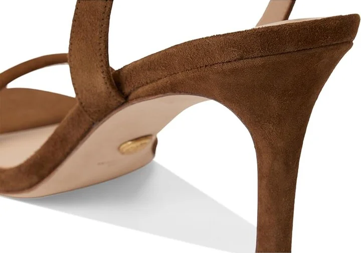 Veronica Beard Sylvie 75 Women's Wedge Shoes Chestnut Brown Suede : 7.5 M - Image 7