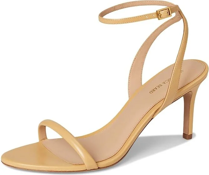 Veronica Beard Sylvie 75 Women's Wedge Shoes Wheat Beige Leather : 8 M, Suede - Image 5