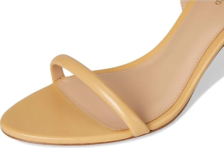 Veronica Beard Sylvie 75 Women's Wedge Shoes Wheat Beige Leather : 8 M, Suede - Image 7