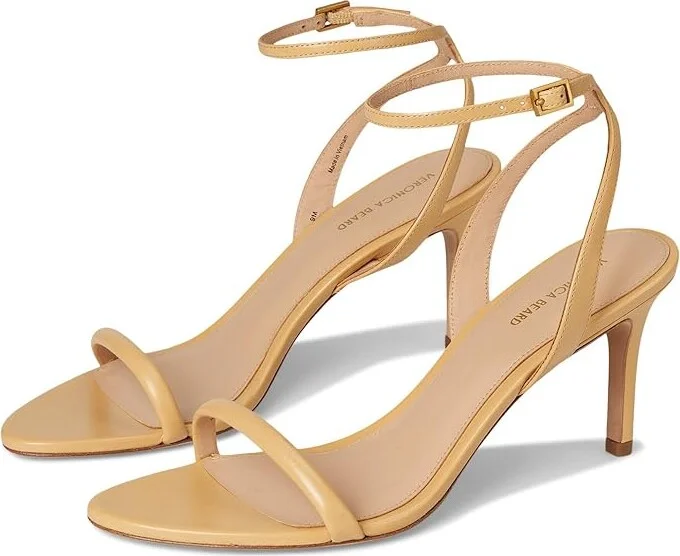 Veronica Beard Sylvie 75 Women's Wedge Shoes Wheat Beige Leather : 8 M, Suede