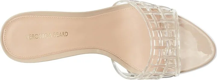 Veronica Beard Tia Jelly Women's Wedge Shoes Clear/Sand Beige Jelly : 5 M, Synthetic - Image 2