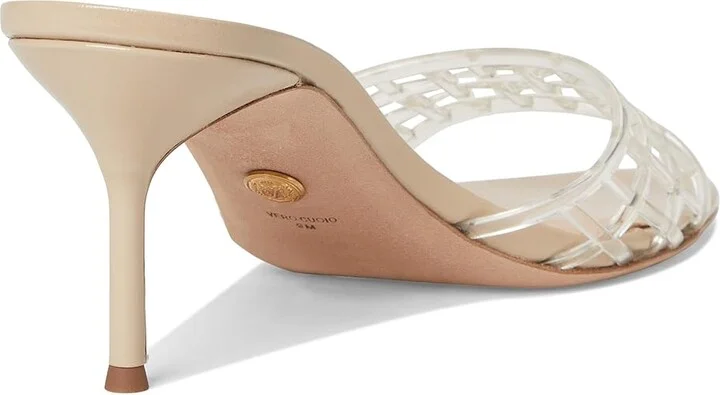 Veronica Beard Tia Jelly Women's Wedge Shoes Clear/Sand Beige Jelly : 5 M, Synthetic - Image 4
