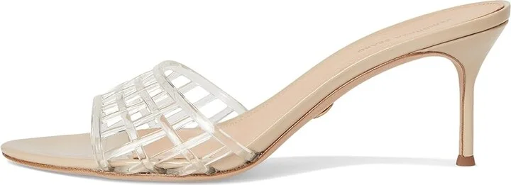 Veronica Beard Tia Jelly Women's Wedge Shoes Clear/Sand Beige Jelly : 5 M, Synthetic - Image 6