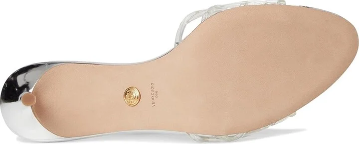 Veronica Beard Tia Jelly Women's Wedge Shoes Clear/Silver Jelly : 9 M, Synthetic - Image 3