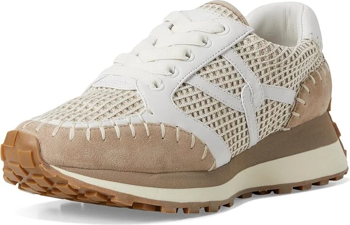Veronica Beard Valentina Mesh-2 Women's Shoes Chiffon Grey/White Leather : 5 M - Image 5