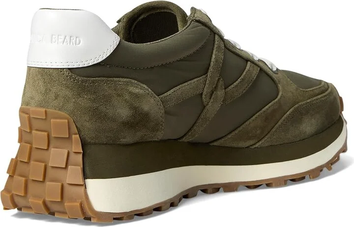 Veronica Beard Valentina Nylon Women's Shoes Stone Army Green Suede/Nylon : 8 M, Leather/Suede - Image 4