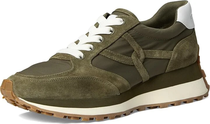 Veronica Beard Valentina Nylon Women's Shoes Stone Army Green Suede/Nylon : 8 M, Leather/Suede - Image 5