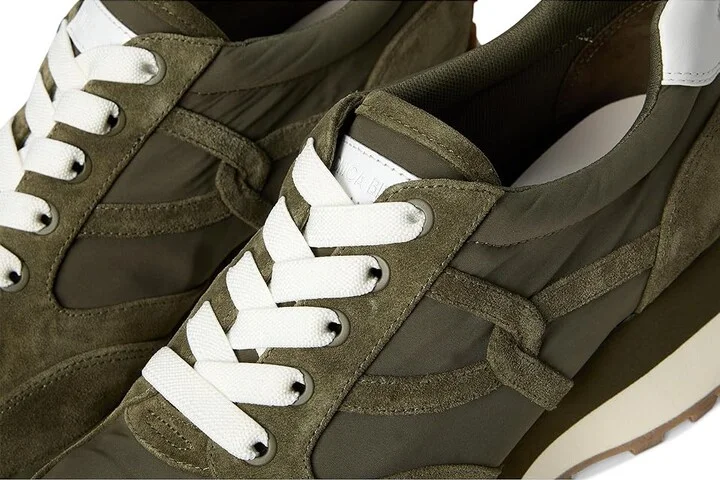 Veronica Beard Valentina Nylon Women's Shoes Stone Army Green Suede/Nylon : 8 M, Leather/Suede - Image 7