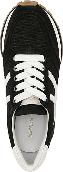 Veronica Beard Valentina Oxfords Women's Shoes Black/White : 9.5 M, Lace/Leather/Rubber - Image 2