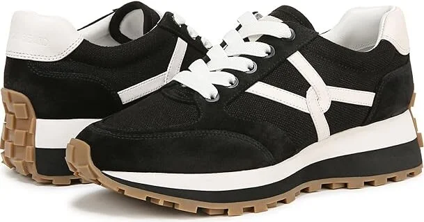 Veronica Beard Valentina Oxfords Women's Shoes Black/White : 9.5 M, Lace/Leather/Rubber