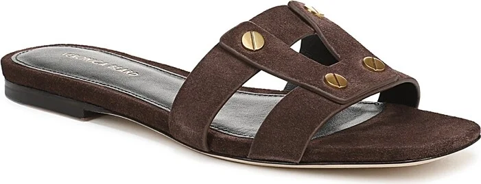 Veronica Beard Via Suede Slides