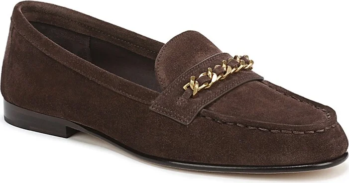 Veronica Beard Women's Penny Chain Loafer Flats