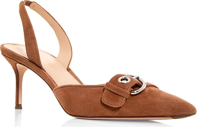 Veronica Beard Women's Roxy Buckle Slingback Pumps