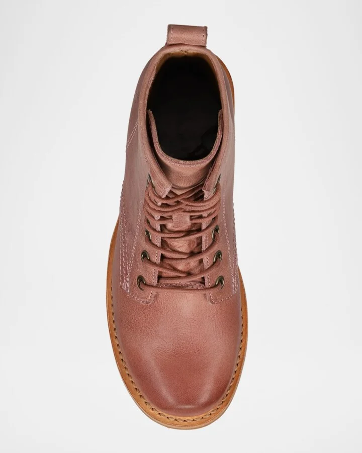 Veronica Flex Leather Combat Boots - Image 5