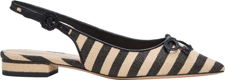 Veronica Raffia Slingback Flat - Image 3