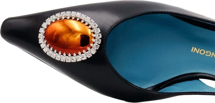 Veronika Low Heel Sling Pump - Image 7