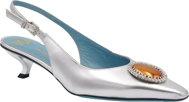 Veronika Low Heel Sling Pump