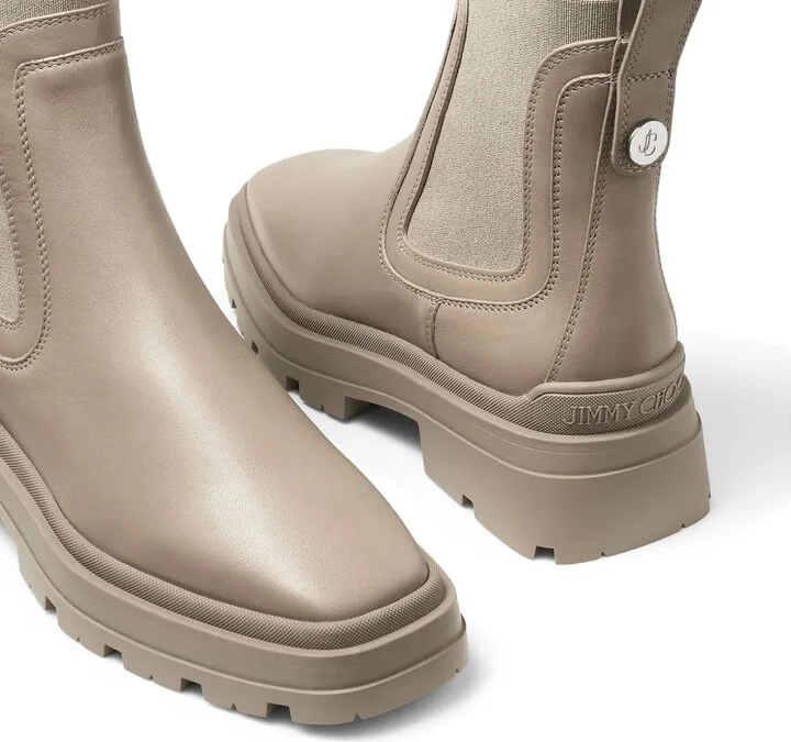Veronique logo-plaque boots - Image 5
