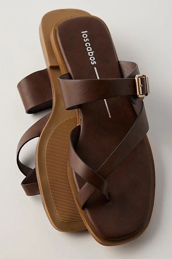Veronique Vegan Leather Sandals - Image 2