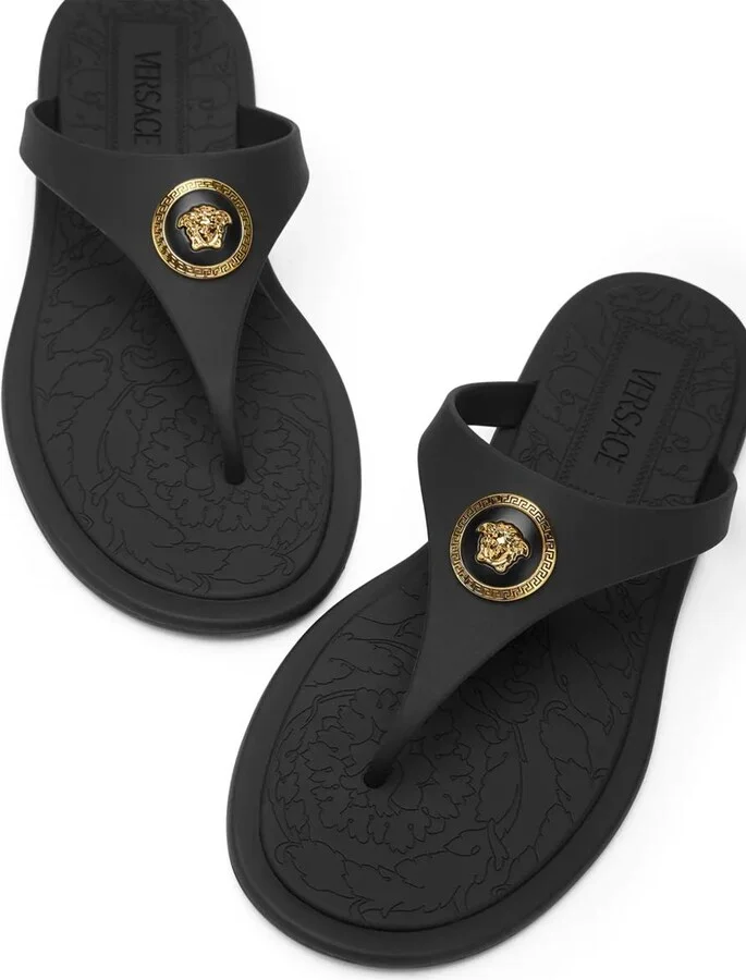 Versace Alia Flat Sandals - Image 4
