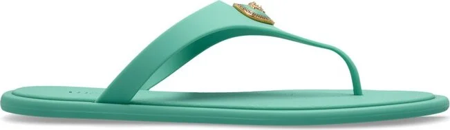 Versace Alia Thong Strap Flat Sandals