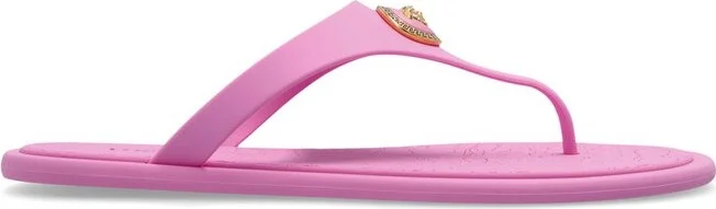 Versace Alia Thong Strap Flat Sandals