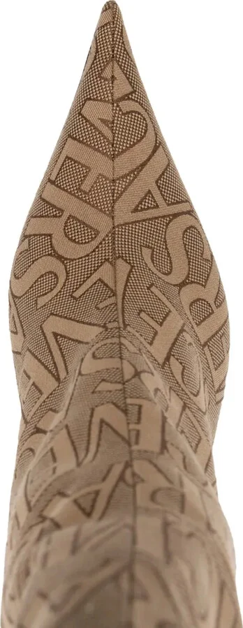Versace Allover knee-high boots - Image 4