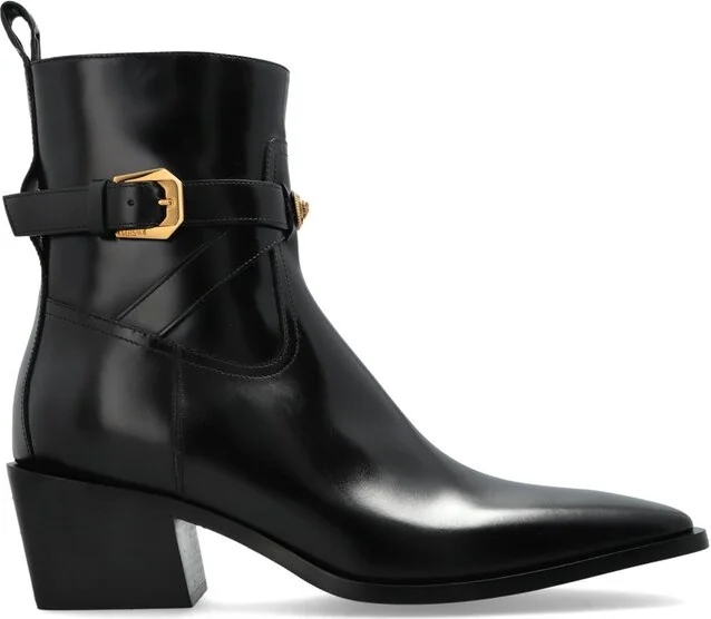 Versace Angelo Block-Heeled Chelsea Boots