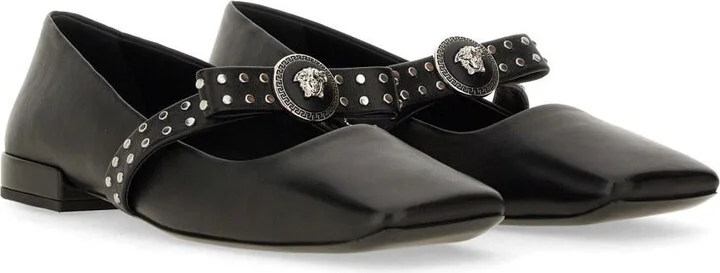 Versace Ballerina "Gianni" Ribbon With Studs - Image 2
