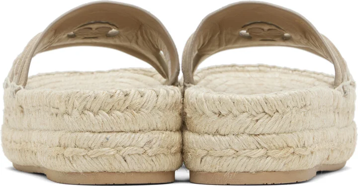 Versace Beige Medusa '95 Platform Espadrille Sandals - Image 2