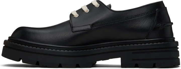 Versace Black Adriano Lace-Up Derbys - Image 3