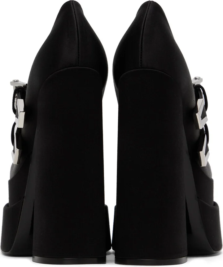 Versace Black Aevitas Heels - Image 2