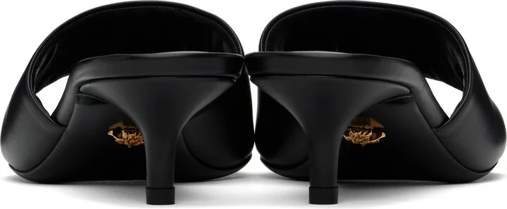 Versace Black Alia 45 mm Heeled Sandals - Image 2