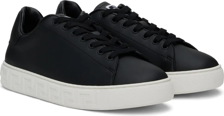 Versace Black Greca Sneakers - Image 4