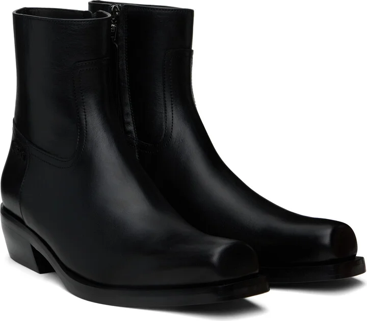 Versace Black Luciano Boots - Image 4
